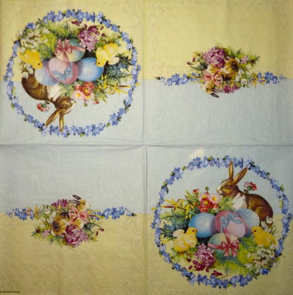 999.186 Rabbits:  natürliche - 3-ply - Peter Rabbit 2005